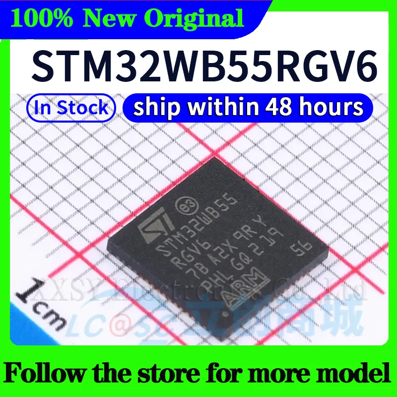 STM32WB55RGV6U STM32WB55RGV6 STM32WB55REV6 STM32WB55RCV6 STM32WB55CGU6 STM32WB55CEU6 STM32WB55CCU6 Hohe qualität Neue