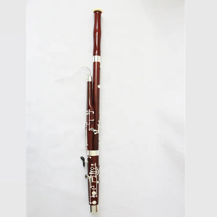 Professional C tone instrument China Bassoon Maple wood body and Silver Plated keys musical instrument bassoon