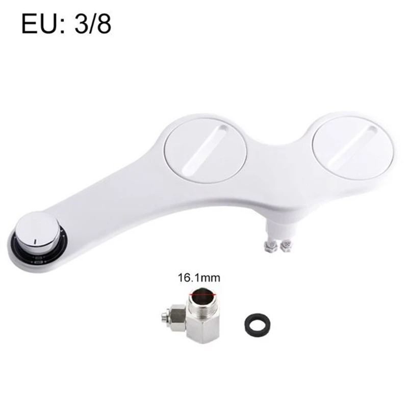 2 Pack Bidet Attachment Non-Electric Mechanical Fresh Water Spray Bidet Toilet Attachment With Self Cleaning Nozzle