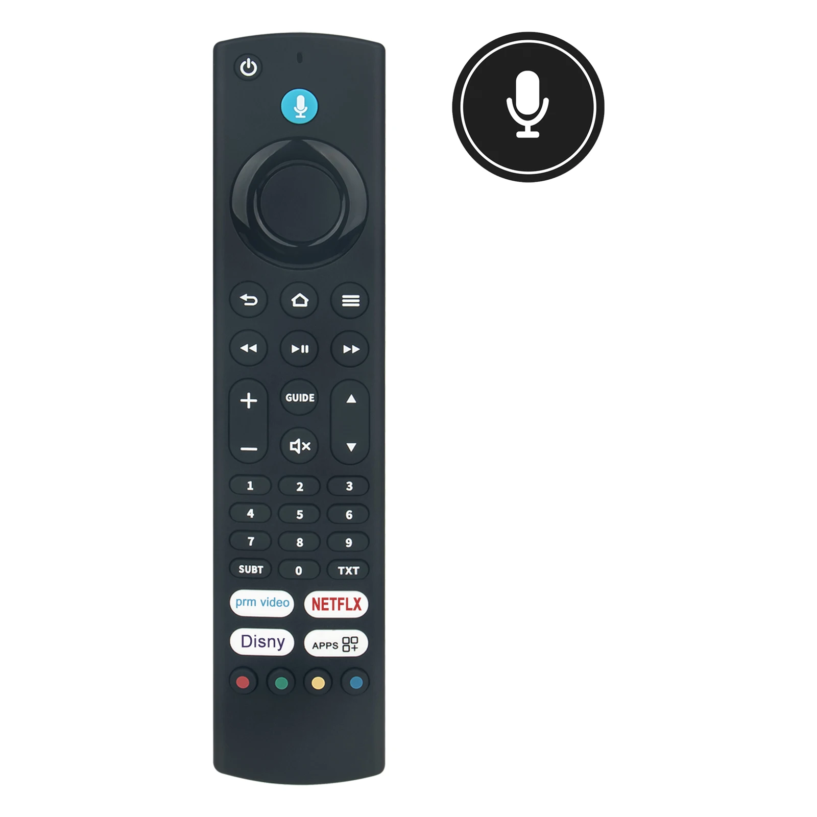 New Voice Replaced Remote control fit For Toshiba CT-8566 43UF3D63DAX TV and TCL 50CF630 55CF630