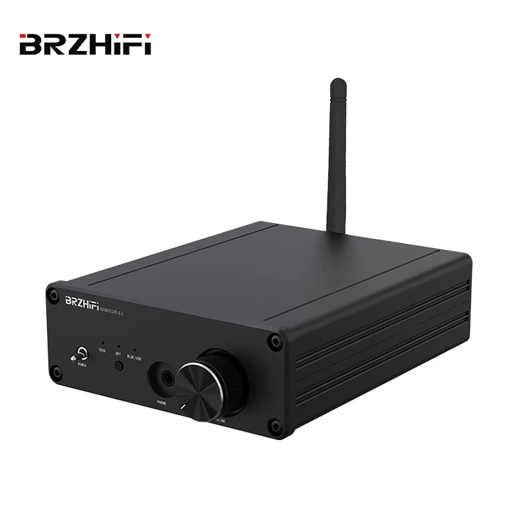 

BRZHIFI BTC60 Aluminum 2 Channel BT 5.4 ES9038 APTX-HD LDAC Decoder Hifi Losslesss DAC Amplifier