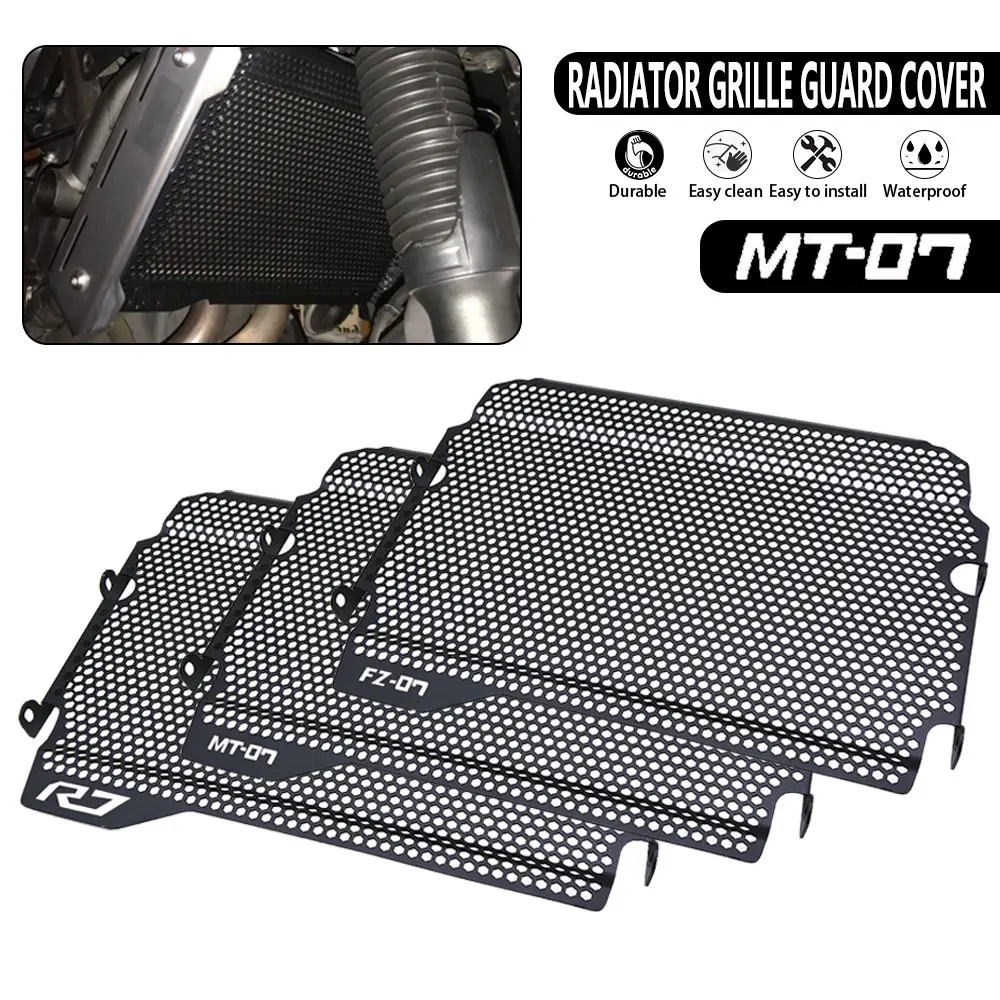 

FZ07 MT07 Motorcycle Radiator Grille Guard Cover Fuel Tank Protect For Yamaha MT-07 FZ-07 MT07 MT FZ 07 2014-2023 2020 2021 2022