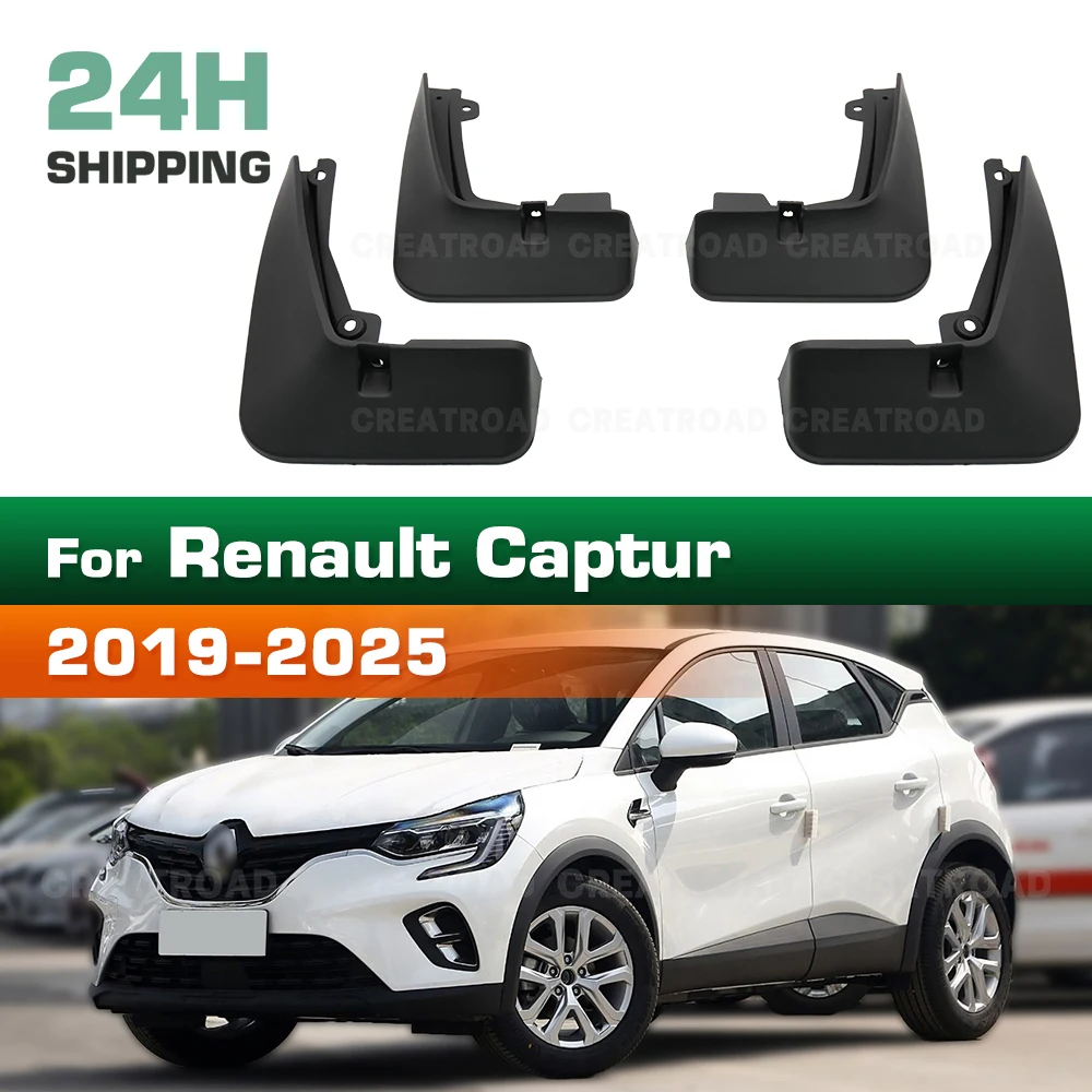 

Greatroad Mudflaps For Renault Captur 2019-2025 2020 2021 2022 2023 2024 Guards Mudguards Mud Flaps Fender Car Accessories