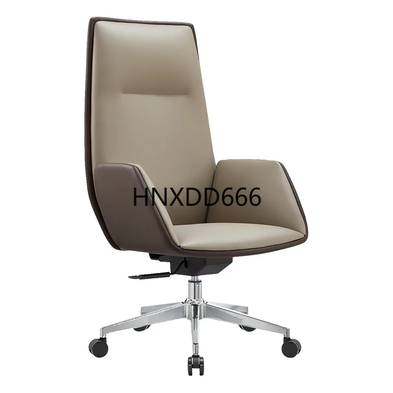 

Modern High End Executive Leather Chair Dining Room Office Natural Boss Office Chair