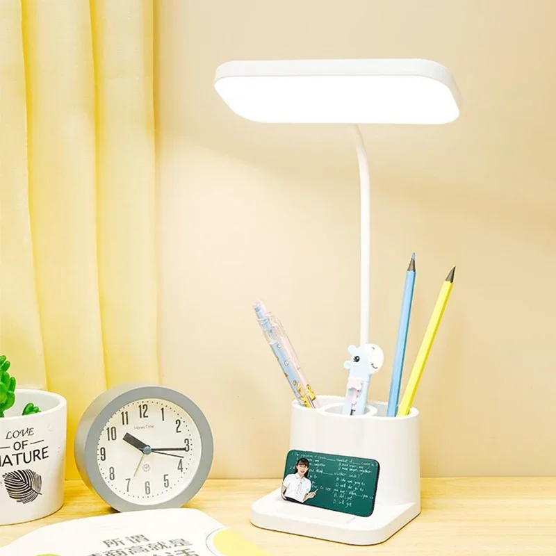 

Eye Protection Desk Lamp Studying Dormitory Desk USB Powered Small Table Lamp Bedroom Bedside Reading Lamp