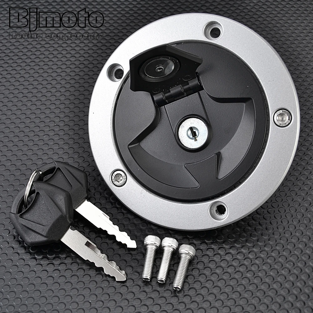 ZX6R ZX10R Motorcycle Fuel Gas Tank Cap Cover with Key For Kawasaki Z750 Z800 Z1000 ER400 ER-4N ZX636 Ninja 1000 ZX1000 ZX-14R