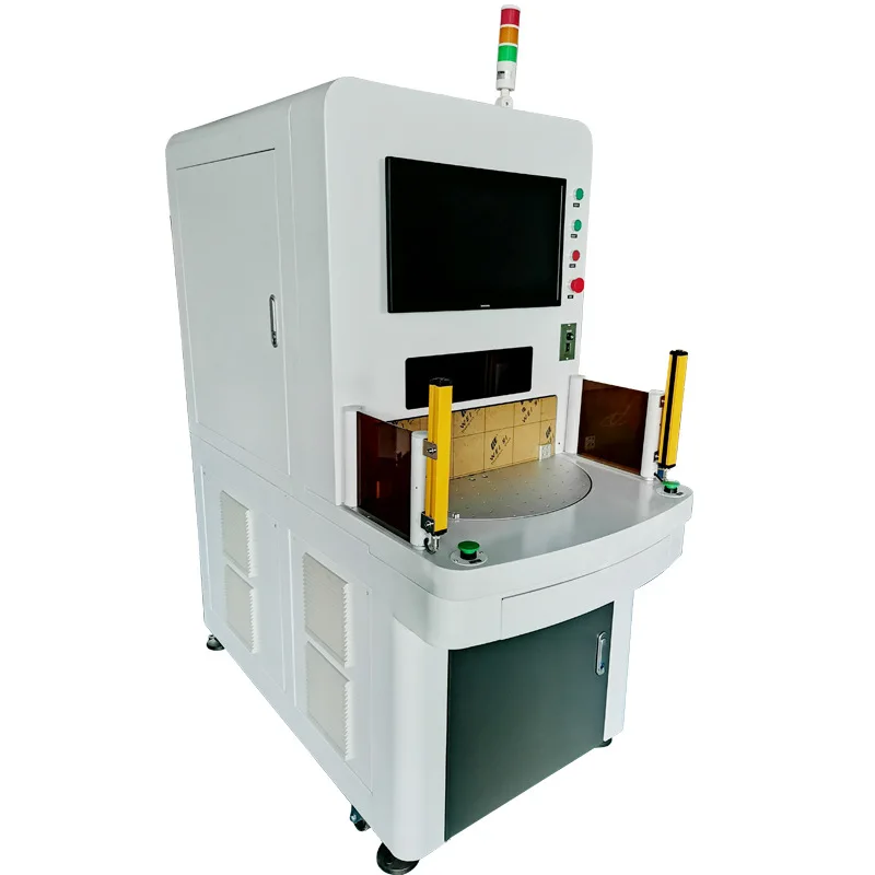 Automatic turntable ultraviolet laser marking machine