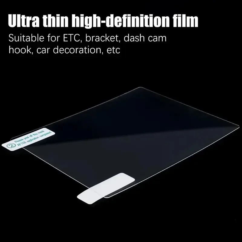 Transparent Seamless Car Windshield Double-sided Electrostatic Sticker for ETC Dash Cam Transparent Car DVR Paste Film Holder