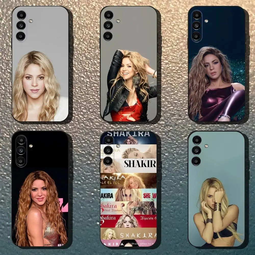 

Hot S-Shakira Singer Phone Case For Samsung Galaxy A13,A21s,A22,A31,A32,A52,A53,A71,A80,Soft Black Shell