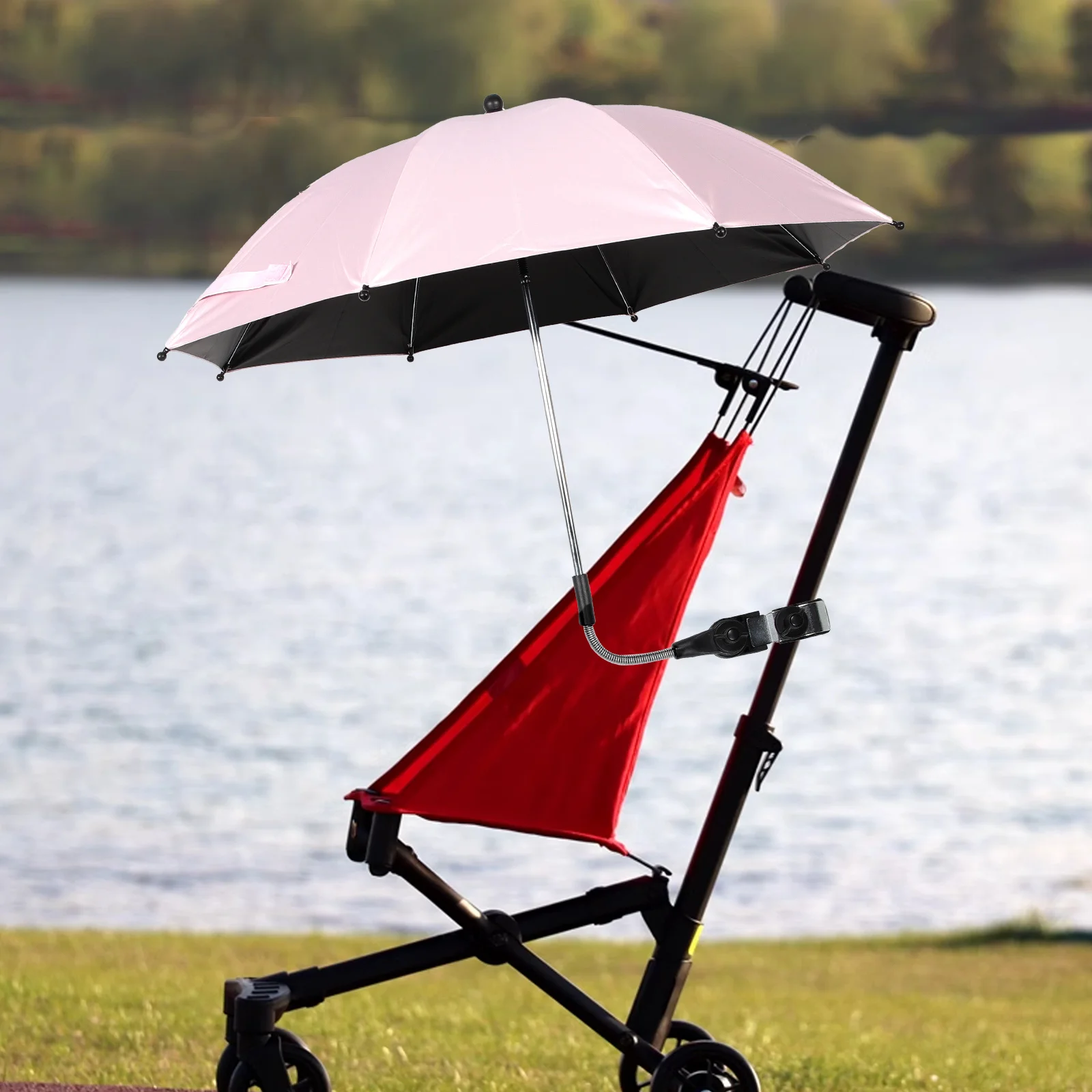 

Stroller Umbrella Baby Pushchair Parasol Uv Protection Sun Shade Adjustable for Outdoor Use Sun Umbrellas Stroller Accessories