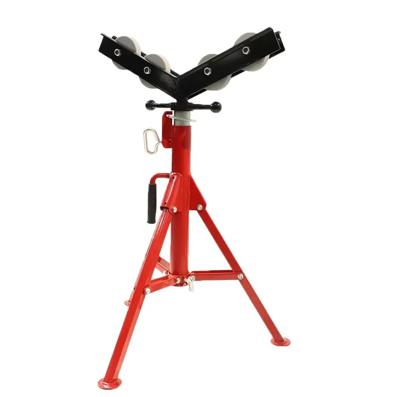 1107R Folding Roller-head Pipe Vise Pipe Stand to Support Pipes 36 Inches Max.