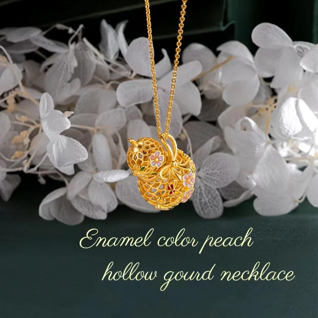 

[High - Quality & Affordable] Antique - style Shajin Fortune - bringing Gourd Pendant - Auspicious & in Elegant Gift