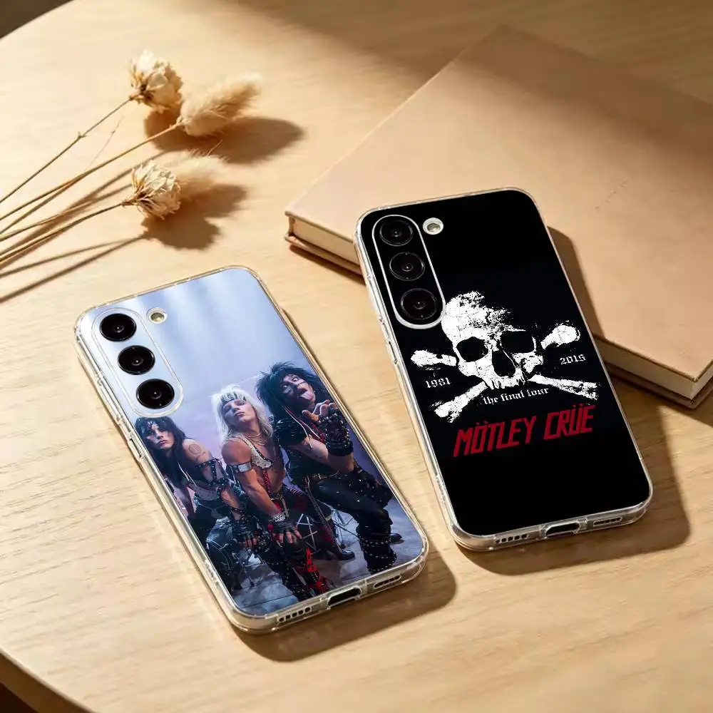 M-Motley Rock Band C-Crue  Clear Soft Silicone Phone Case for Samsung Galaxy A71 A70 A52 A51 A40 A30