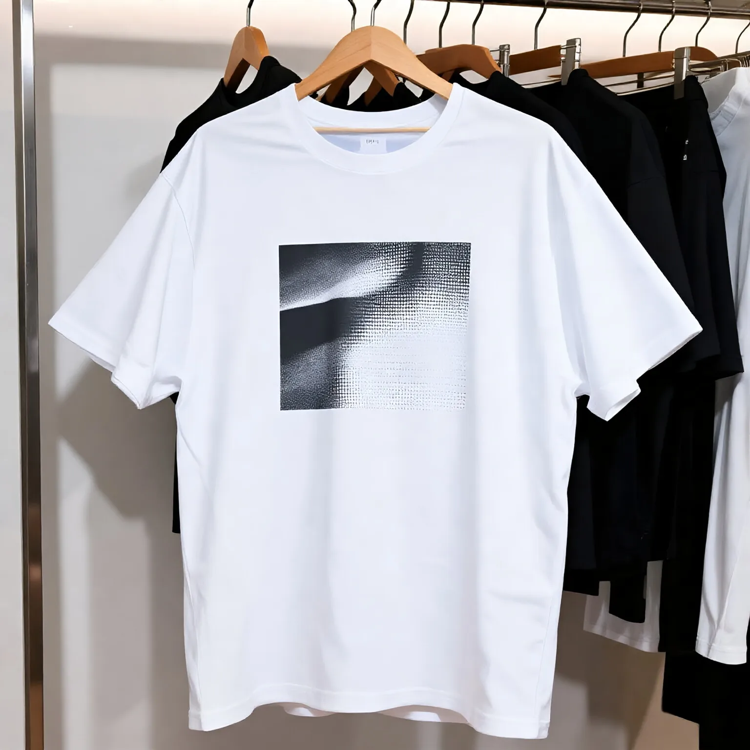 

High-quality Pure Cotton American Printed Short-sleeved T-shirt Men's Summer New Loose Trendy Youth Casual T-shirt Top