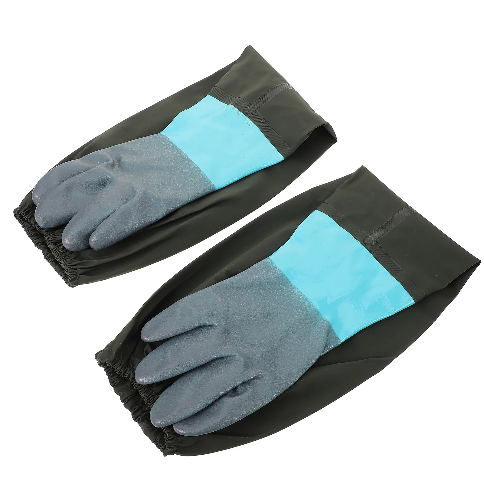 1 زوج قفازات مضادة للثقب مقاومة للماء سلامة العمل الثقيلة للتنظيف الصناعي في الهواء الطلق مستودع الطبخ استخدام عدم الانزلاق #1