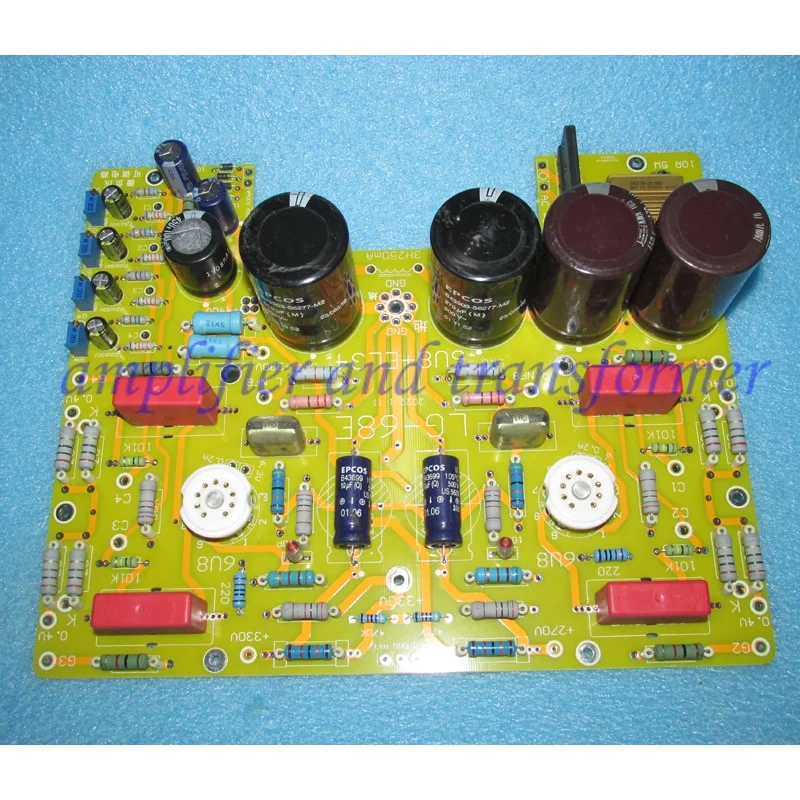 American Dynaco ST70 classic circuit, 6U8 push EL34 amplifier circuit push board LG-68F/D, power 2×45W