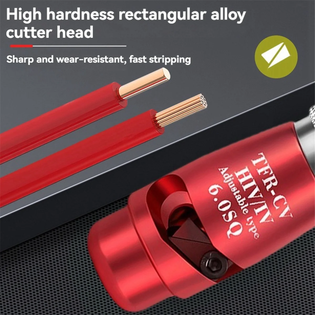 

AT14A 2pcs Portable Electrician Wire Stripper Kit for Quickly Stripping Wire Alloy Electrician Tool 6mm²