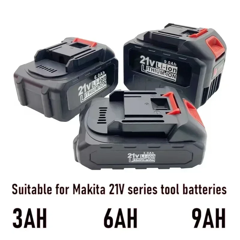 

21V 9AH 6AH 3AH high-power durable lithium battery, charger, suitable for Makita 21V series electric tool High Voltage Water Gun