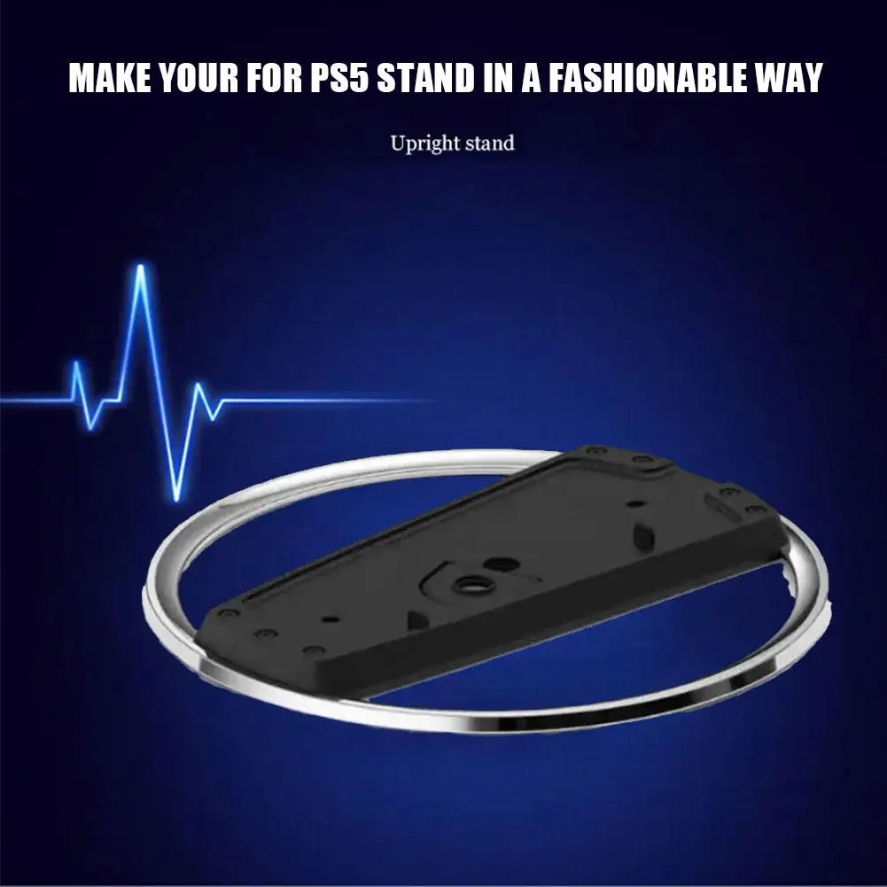 For PS 5 Ultra-thin Vertical Bracket Metal Game Console Vertical Cooling Base Digital Console Non-Slip Bracket Disc Accessories