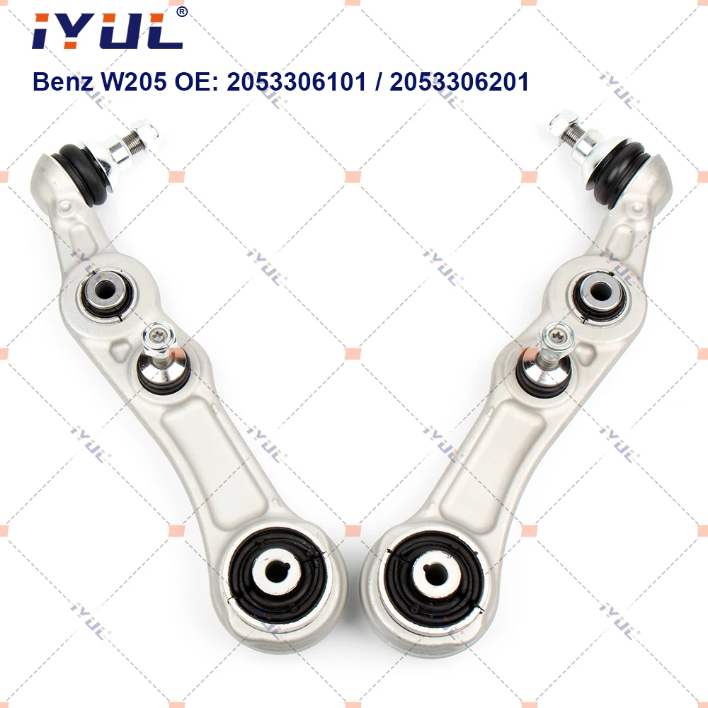 A Pair Front Lower Suspension Control Arm Straight For Mercedes Benz C-Class W205 T-Model S205 A2053306101 A2053306201