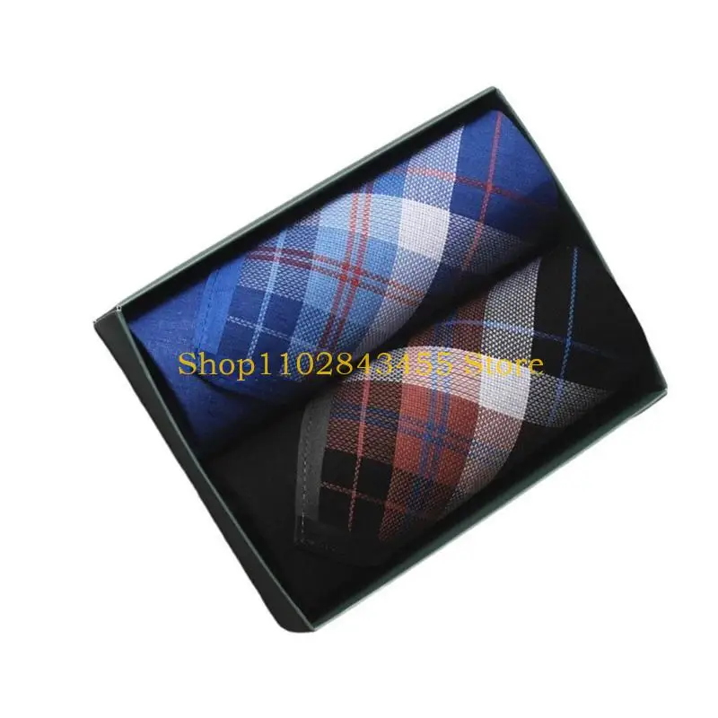 49MC Elegancka wzorzysta chusteczka kieszonkowa do spocenia dla panów młodych, wesela