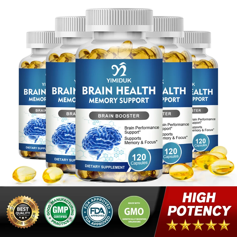 

Nootropic Brain Supplement Capsules Improves Brain Memory Natural Neurocognitive Enhancement Brain Booster Supplements