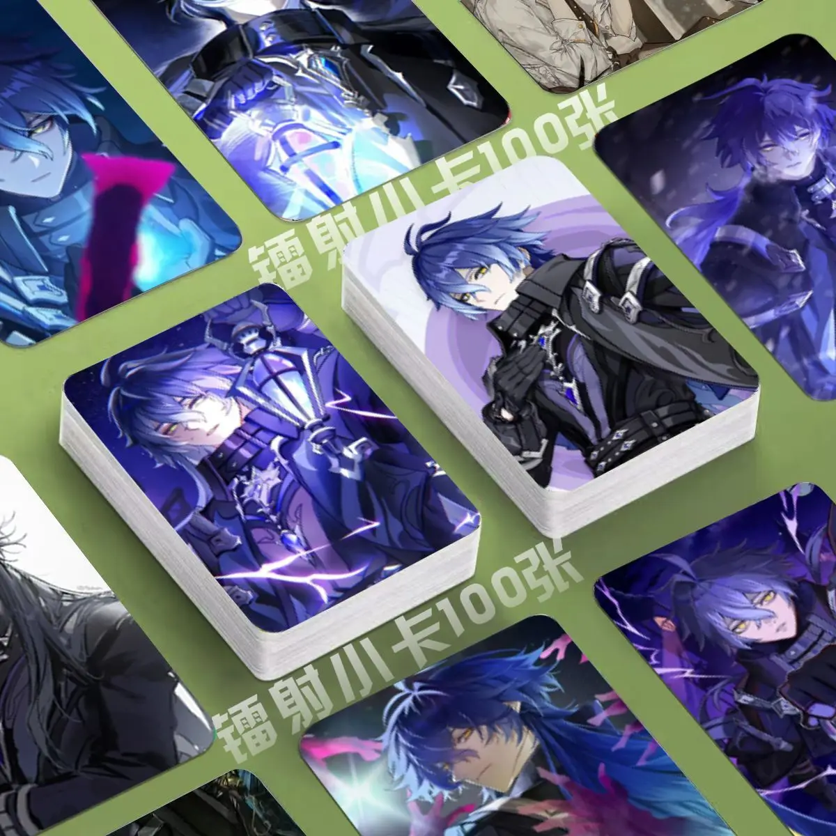 

100 шт. Genshin Impact Kyryll Chudomirovich Flins фото лазер мини-карта фото кошелек маленькие карты коллекция фанатов подарки