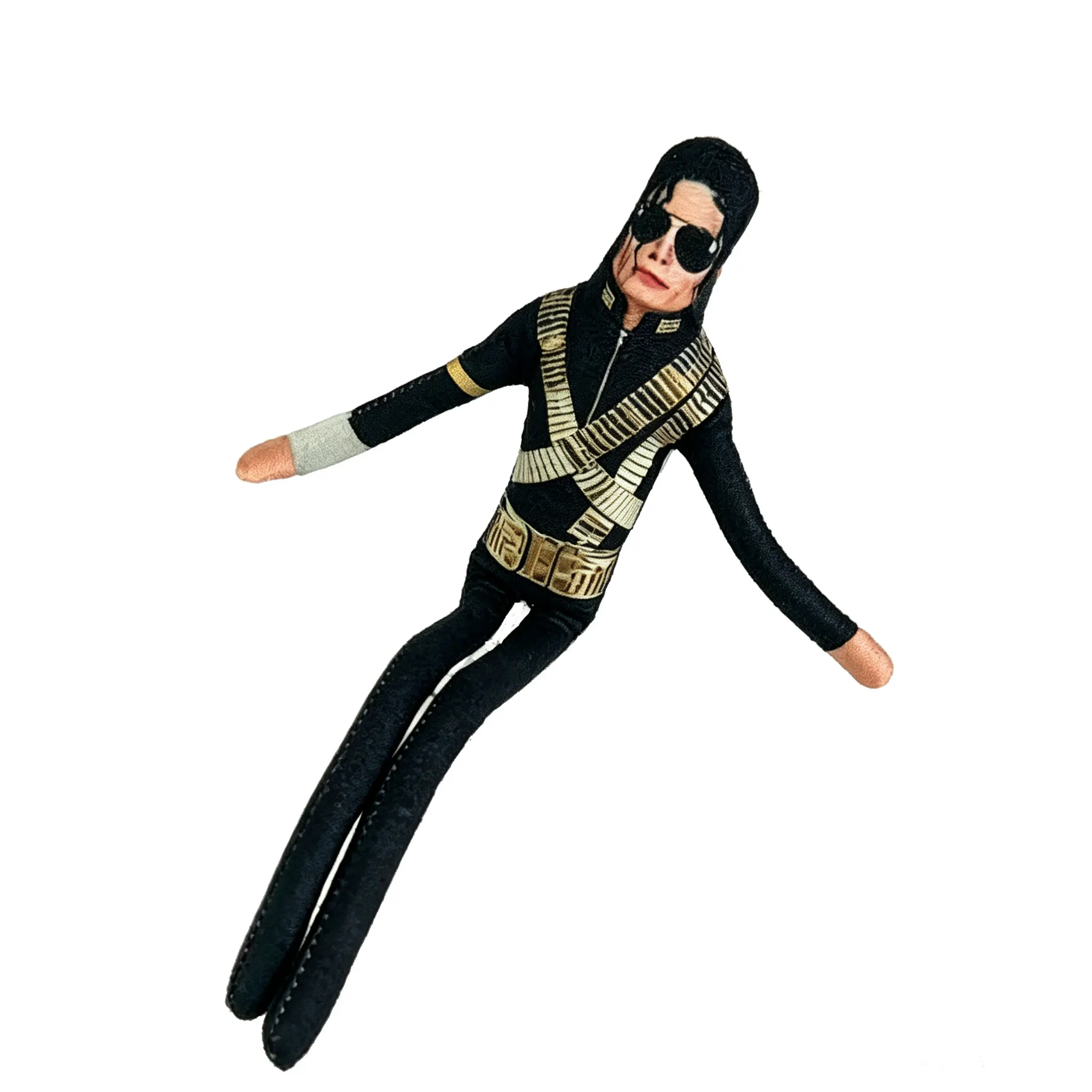 Anime Cosplay MJ Michael Jackson Plüschfigur, Plüschpuppe, Stofftier, Raumdekoration, abstrakte Bewegliche Requisiten – Detail 12