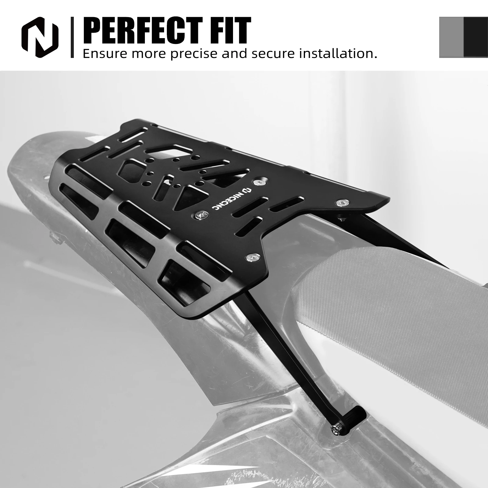 

NICECNC For Suzuki 2000-2024 2023 DRZ400SM DRZ400S DR-Z 400S DR-Z 400SM Motorcycle Rear Luggage Tail Rack Cargo Bracket Aluminum