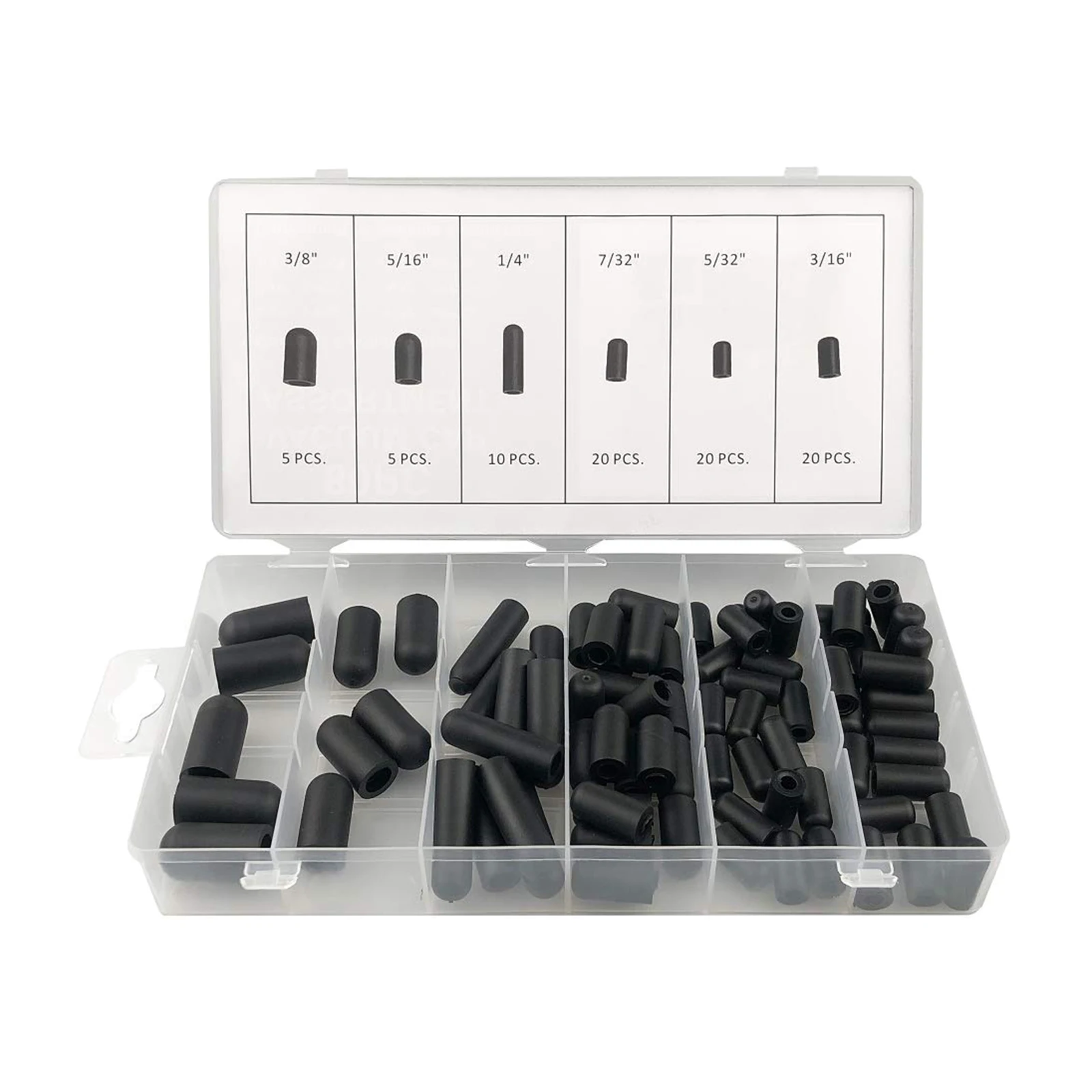 kit-de-80-pecas-de-tampas-de-borracha-pretas-para-vacuo-resistentes-a-vazamentos-flexiveis-protetores-contra-poeira-varios-tamanhos-para-carburador-de-veiculos