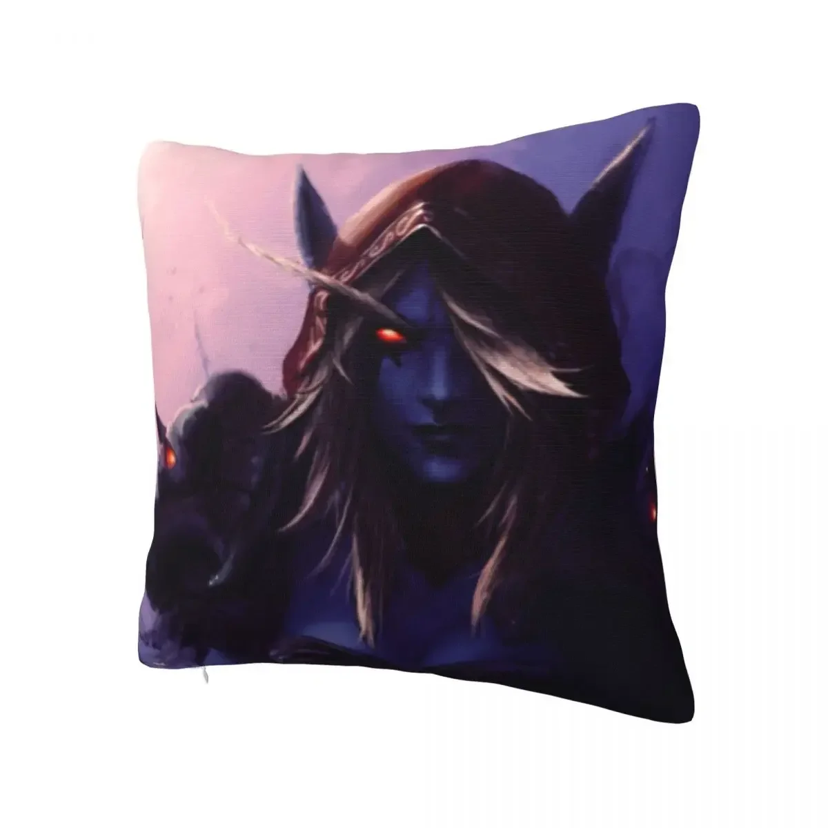 Sylvanas Windrunner Pillow Cover Horror Cartoon Trendy Pillow Case Cushion Cover Pillowcases For Chair Sofa Home Decoration