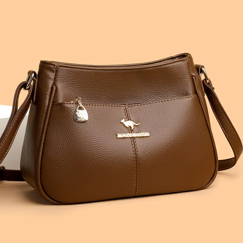 

Женские сумки через плечо из мягкой кожи, роскошные сумки-тоут для женщин, высококачественная повседневная кожаная сумка