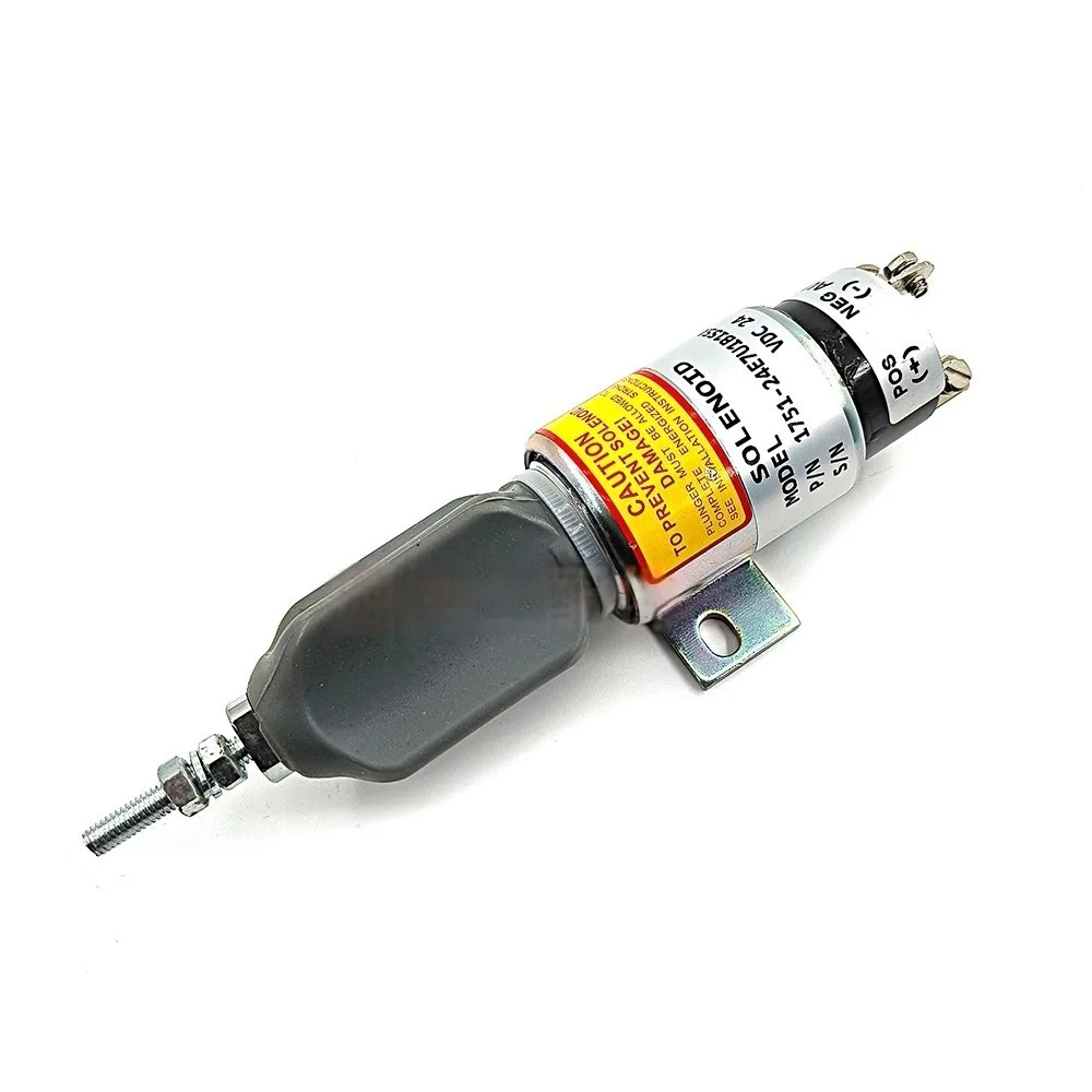 

Diesel Engine Flameout Solenoid Valve 1751-24E7U1B1S5A Flameout Switch SA-3933-24 Oil Cut-Off Valve for Engine Management