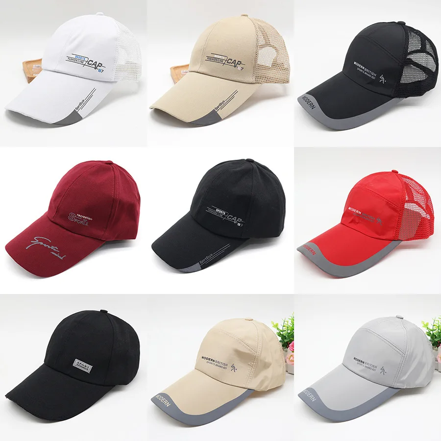 

Men & Women Summer Long Brim Baseball Caps Outdoor Sun Protection Hats Spring Casual Fishing Sunscreen Shade Caps