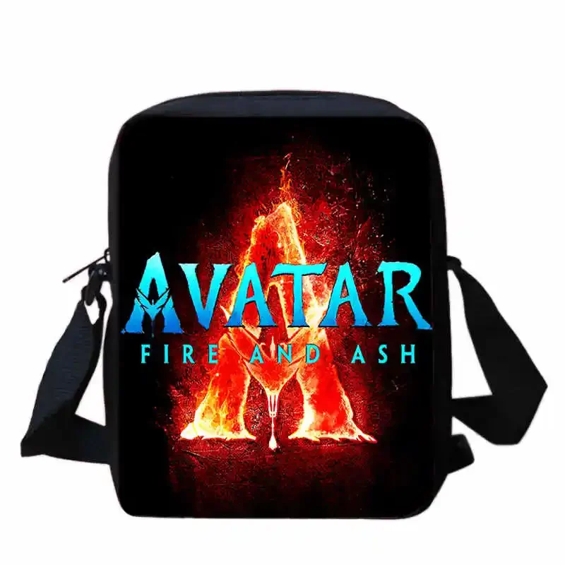 Crossbody Backpack for Boys Girls,Cartoon Avatar: Fire and Ash Shoulder Bags Prints School Crossbody Bag,Child Messenger Satchel