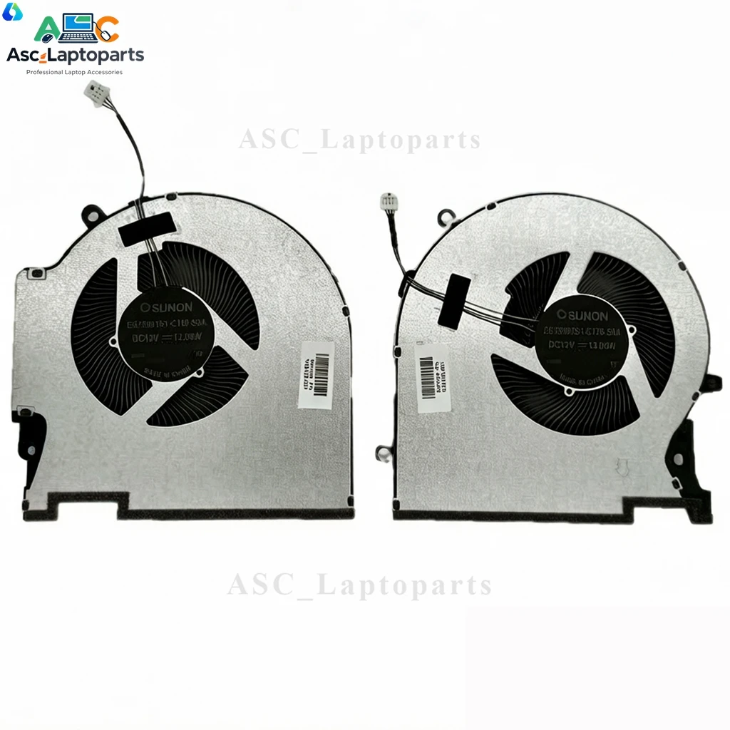 New for HP OMEN 17 Plus 17-CK000 TPN-Q266 17-ck0196ng CK2000 17-ckCPU GPU Cooling FAN M78888 M78889-001 EG75091S1-C180 DC12V 12W