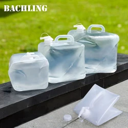 5/10/20L Bucket Tourism Large Water Storage Container Foldable Packaging Drinking Water Tank for Outdoor Travel Picnic Hiking