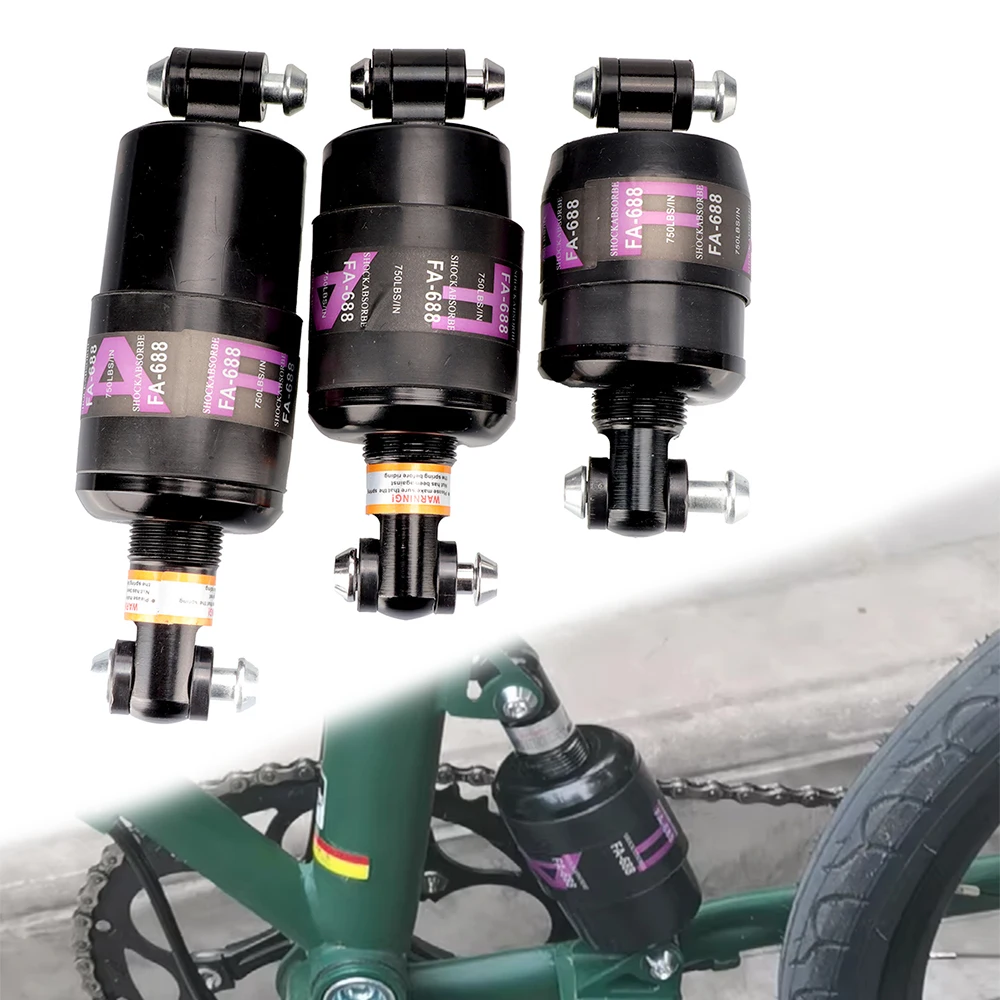 

100mm/125mm/150mm MEROCA Bicycle Mountain Bike Folding Bike Spring MTB Bicycle Suspension Rear Shock Absorber Black