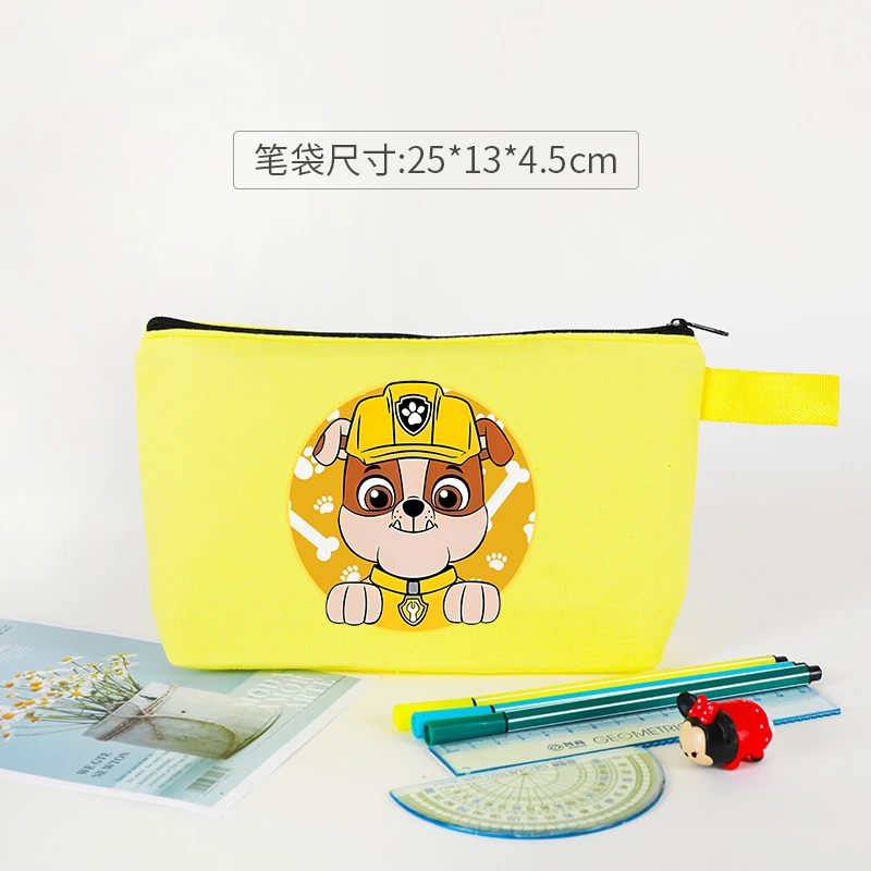 PAW Patrols Kids Anime Printed Pencil Bag Children Cartoon Cute Pen Case Storage Pouch Fashion Handbags Kawaii Stationery Gifts