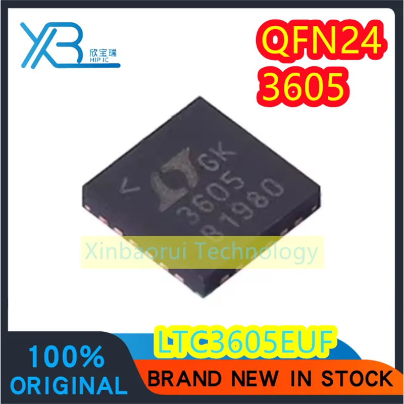 (2/10pieces) LTC3605EUF LTC3605 Parts Mark 3605 QFN-24 800kHz-4MHz Switching Regulator Chip 100% Brand New Original Electronics