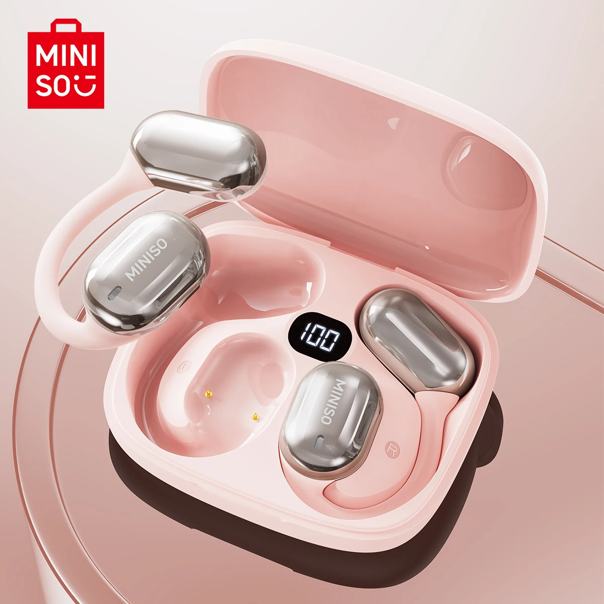 MINISO MS162 OWS Wireless Earphones Translator Earphone 5.4 Earbuds Sport Earphone Office Travel,ASMR Headset APP