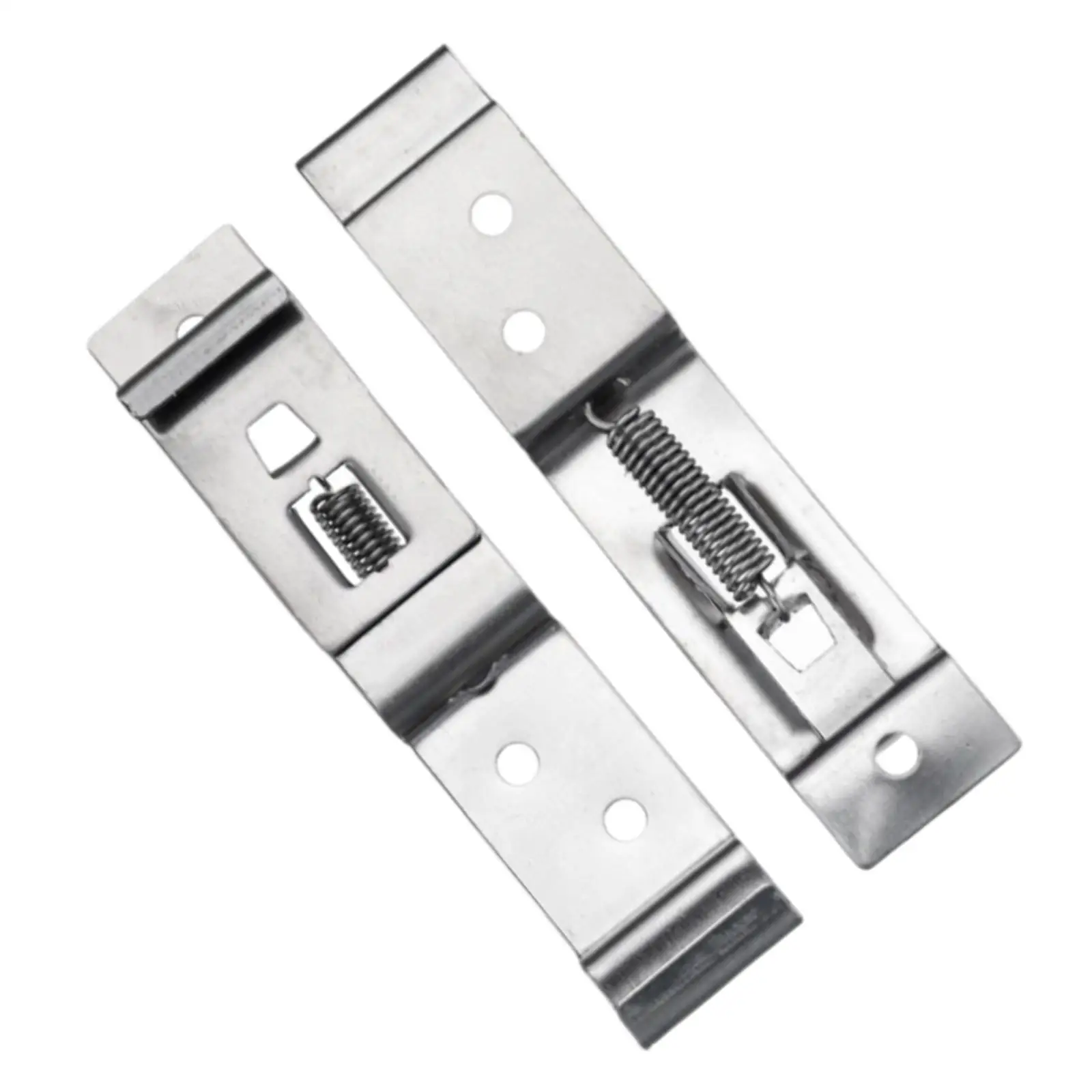 Durable Car License Plate Frame Holder Silver Stainless Steel Bracket for European Trailer and RV Use