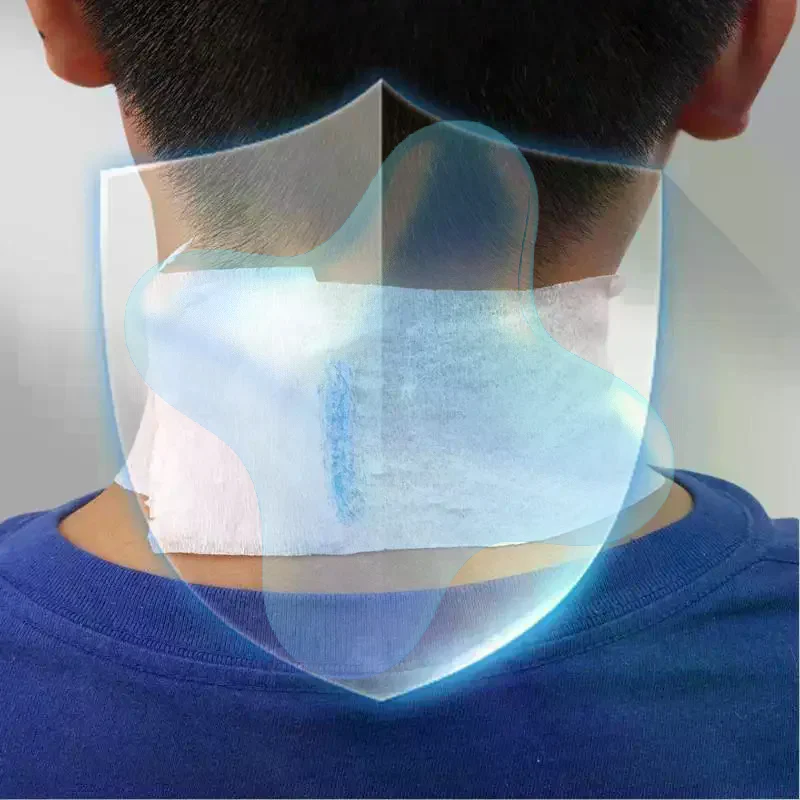1/5 Rolls High Quality Disposable Barber Neck Paper Soft Waterproof Adjustable Design For Salon Home Haircut Use
