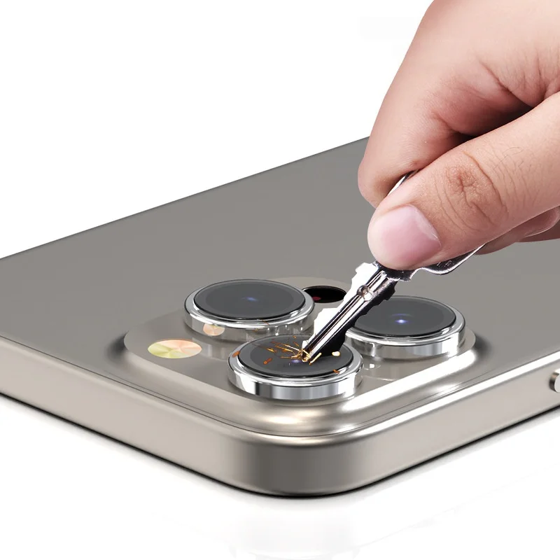 1-3Pcs Removeable AR+AF Camera Lens Ring Glass For IPhone 17 16 Pro Max 17air Metal Lens Protector For 17pro Lens Cover Cap #6