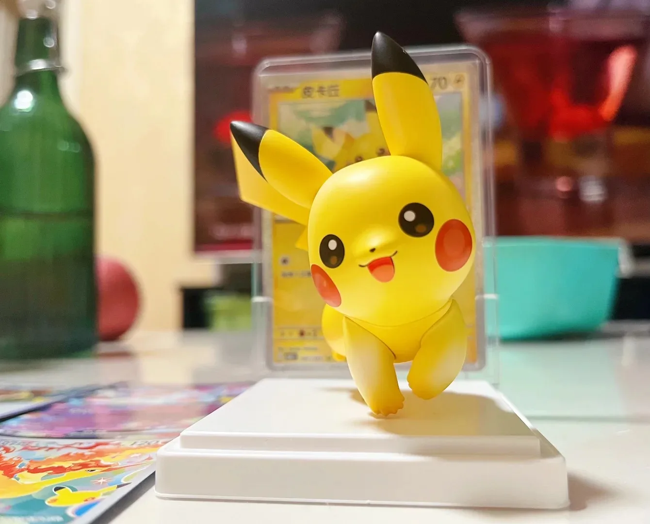 Pokemon PTCG 30th Celebration Pikachu Figure Set Simplified Chinese Trading Card Selected Model Collectible Toy Gift in stock