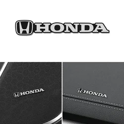 4 Uds. De insignia de aluminio 3D decorativa de audio para coche, pegatina con emblema para Mugen Power Honda Civic Accord CRV Hrv Jazz, accesorios