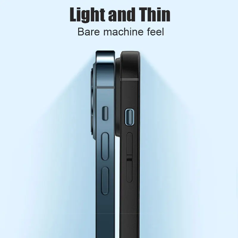 Luxury Black Silicone Matte Phone Case For iPhone 11 12 13 14 15 16 Pro Max 15 Plus 12 Mini 16E Xr X Xs Max Back Cover Soft Case - náhled 5