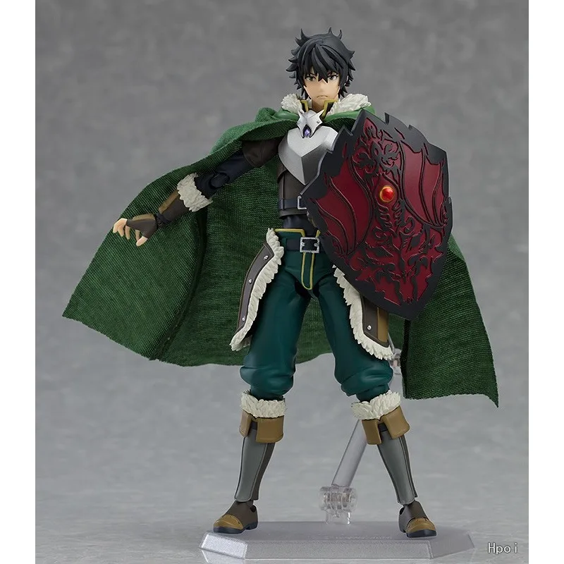 Max Factory Original Figma Shield: The Brave and Famous Series 494 Yangu Shangwen Anime Action Figure Modelo Brinquedos Presentes para Meninos