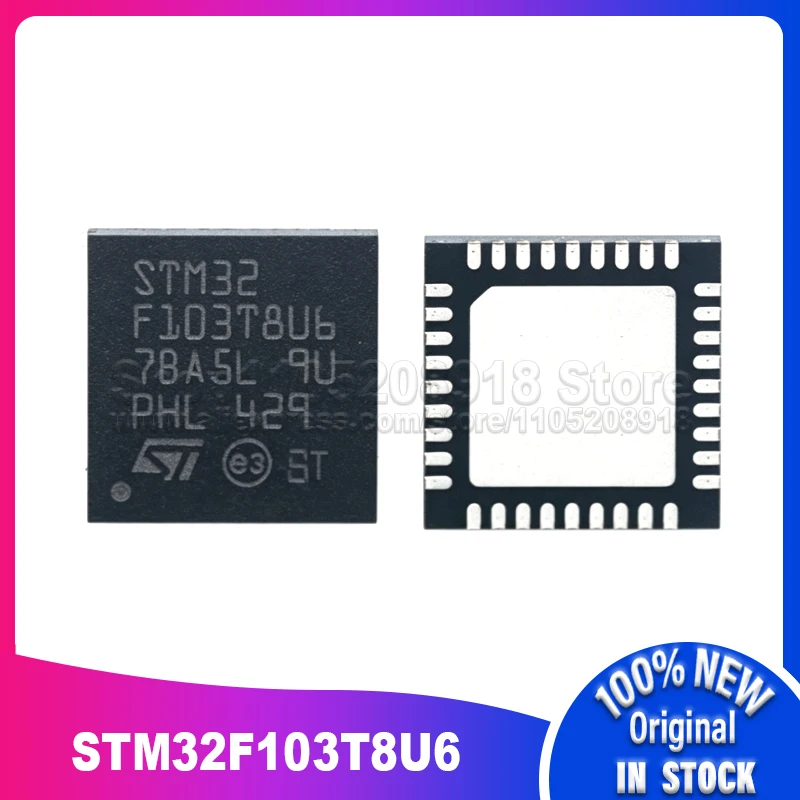 

5PCS~50PCS/LOT STM32F103T8U6 STM32F103T8Ub STM32 F103T8U6 QFN36 100% New Spot stock
