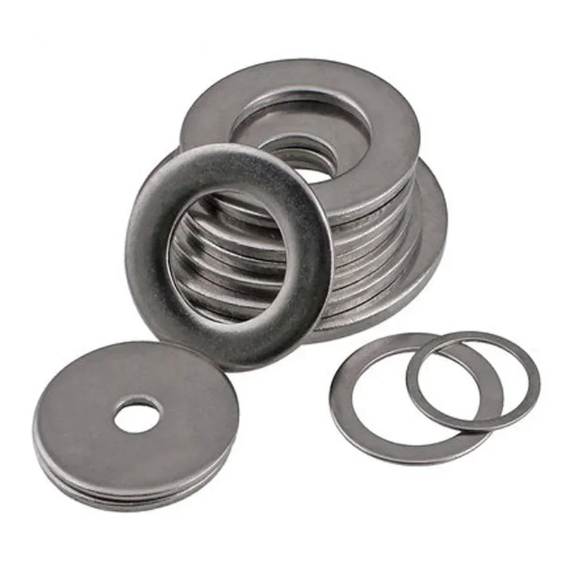 

THRTZXQ 50pcs M4 Ultra-thin stainless steel washers flats washer gasket flat pad thickness 0.1mm-1mm 6mm-10mm Outer diameter